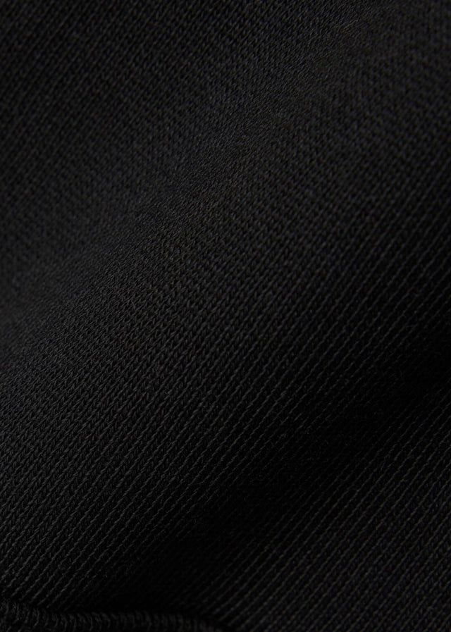 Lacoste Vesten Fleece zipped front hoodie - black