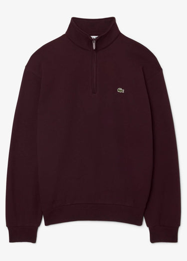 Lacoste Truien Quarter zip fleece sweatshirt - oxalis