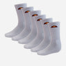 Ellesse Sokken  Tamuna 6 pk sock - white 