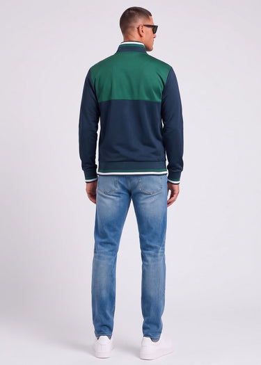 Vignola track top - navy teal - 3