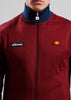 Roma track top - burgundy