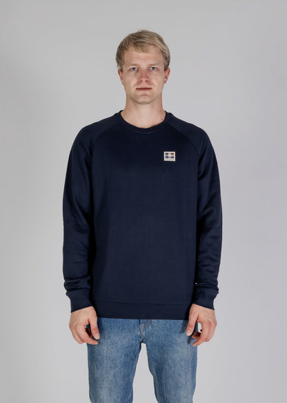 Aquascutum Truien Active patch crewneck - navy