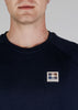 Aquascutum Truien Active patch crewneck - navy