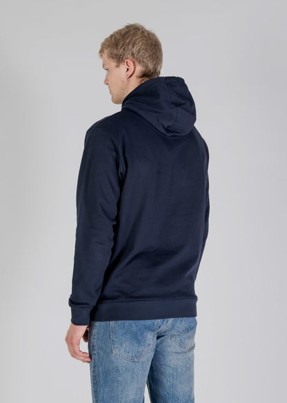 Aquascutum Hoodies Active big logo hoodie - navy