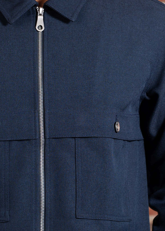 Farah Jassen Sonny overshirts - ink navy