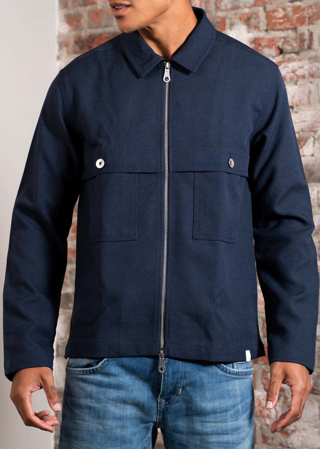 Farah Jassen Sonny overshirts - ink navy