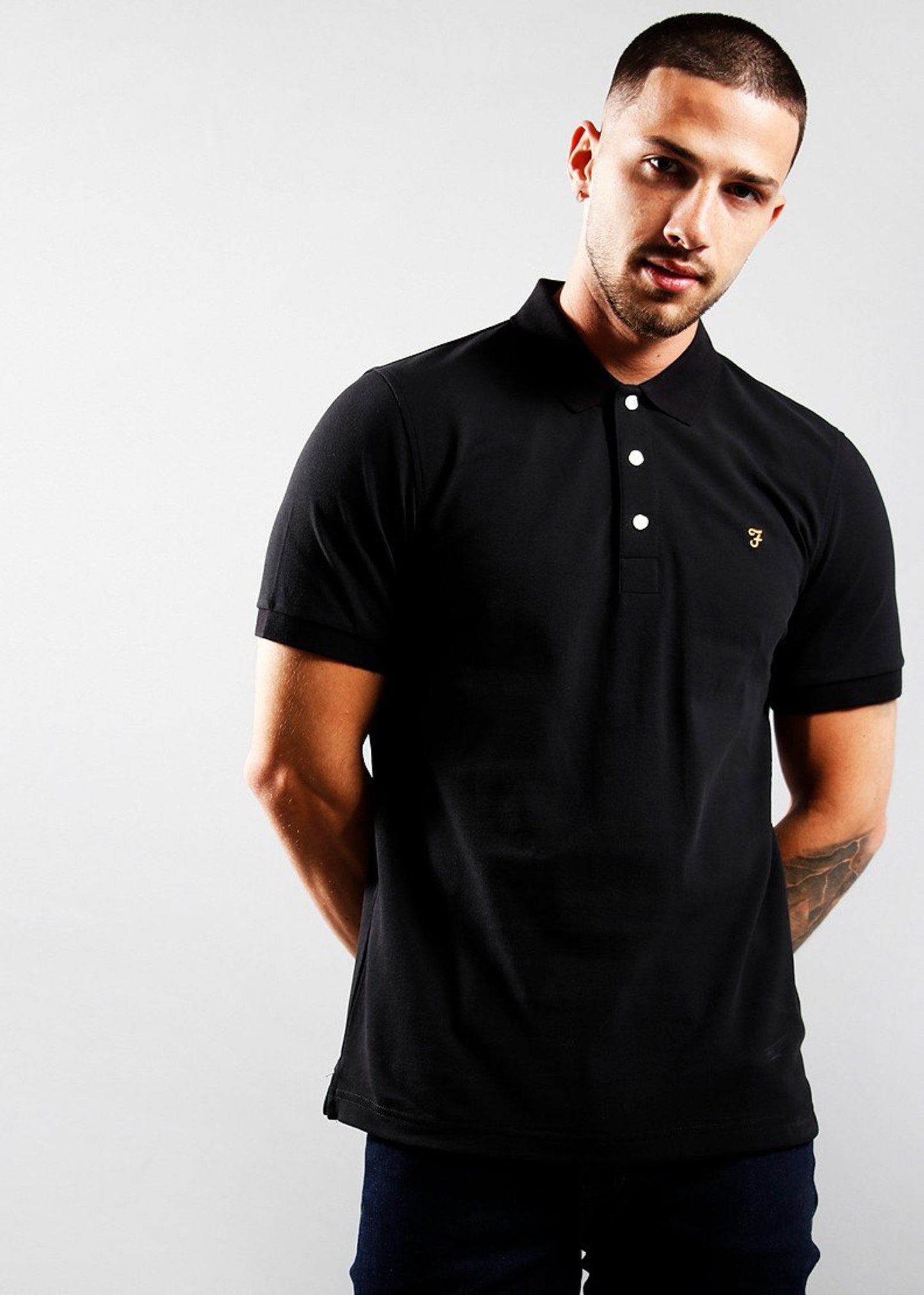 Blanes polo - black