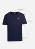 Fila T-shirts  Brod tee 2 pack - bright white medieval blue 