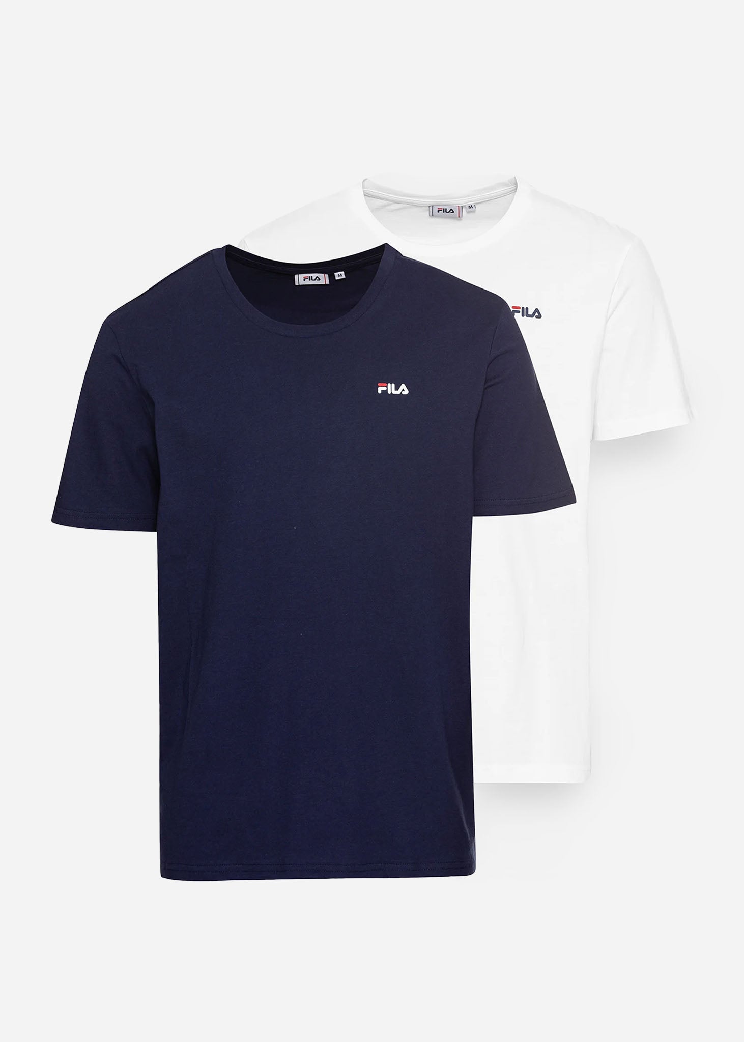 Fila T-shirts  Brod tee 2 pack - bright white medieval blue 