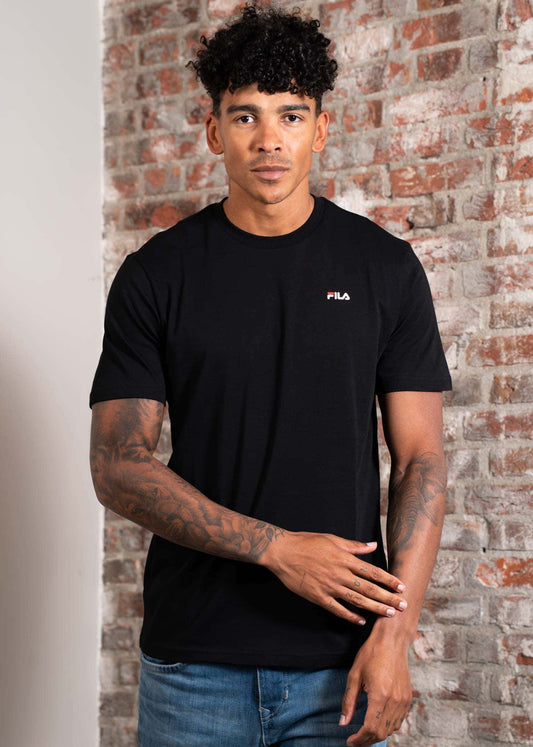 Laas regular tee - black