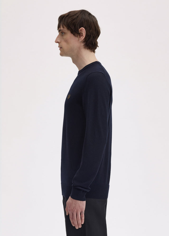 Fred Perry Truien Classic crew neck jumper - navy