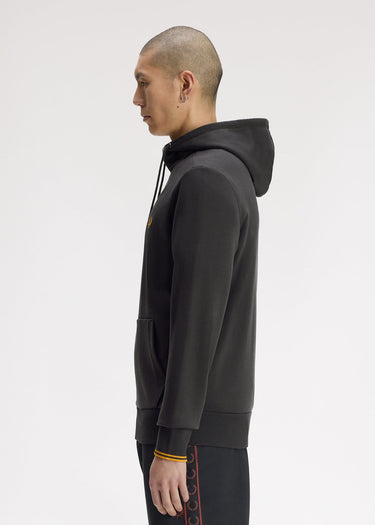 Fred Perry Vesten Hooded zip through sweatshirt - anchor grey golden
