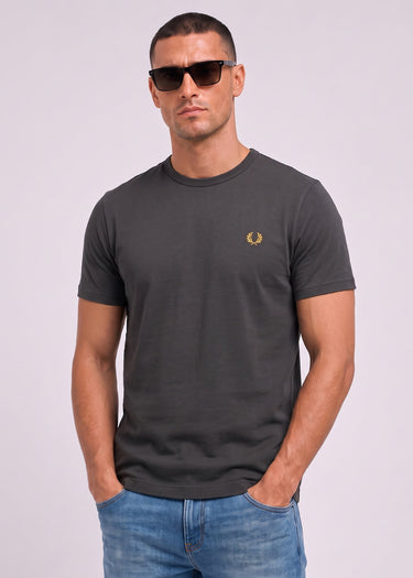 Fred Perry T-shirts Ringer t-shirt - anchor grey