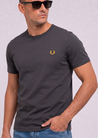 Fred Perry T-shirts Ringer t-shirt - anchor grey
