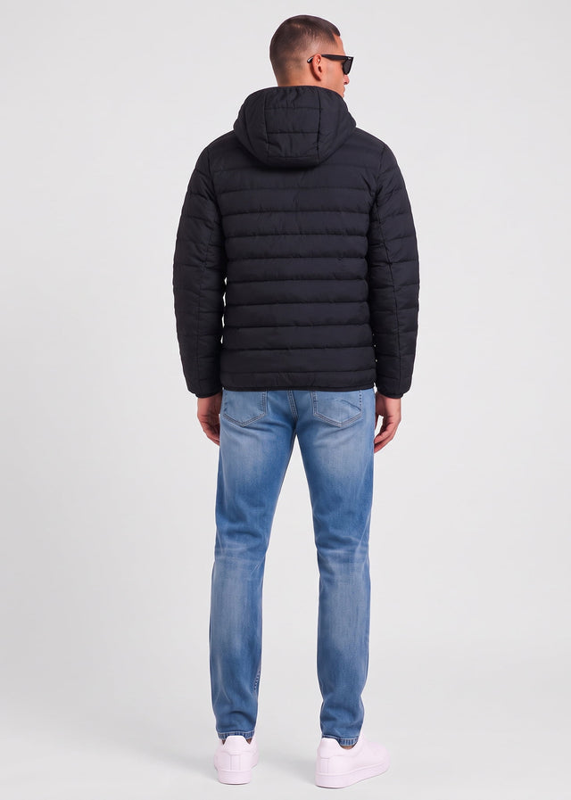 Fred Perry Jassen Hooded insulated jacket - black