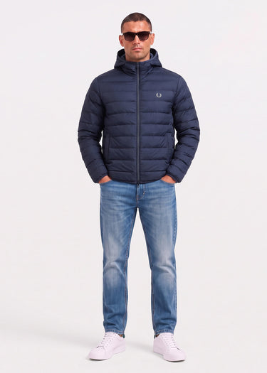 Fred Perry Jassen Hooded insulated jacket - dark airforce
