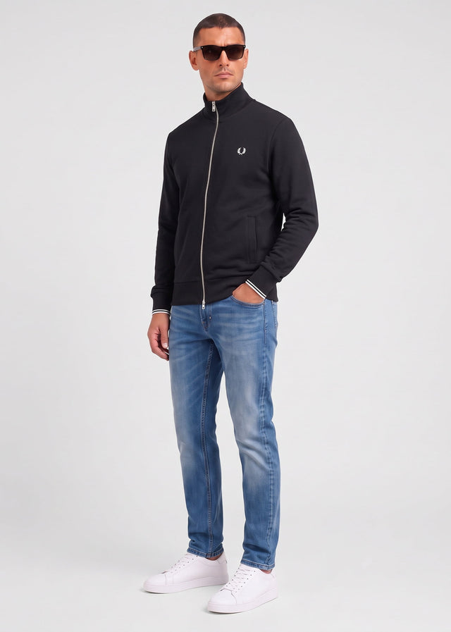 Fred Perry Vesten Zip through sweatshirt - black