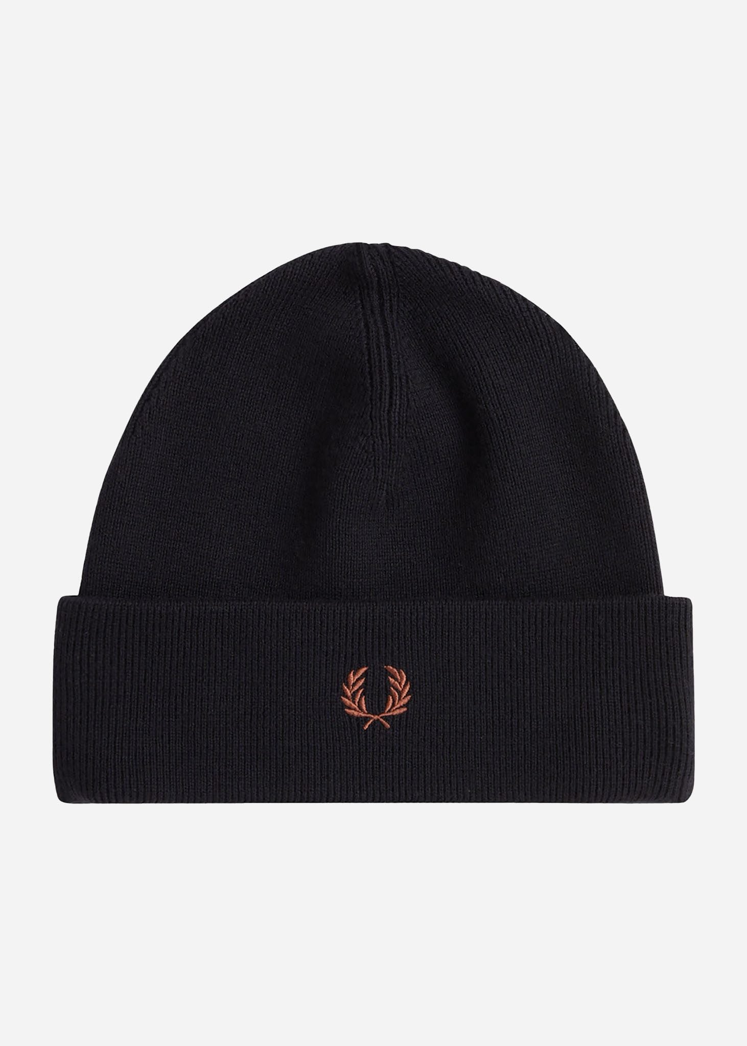 Fred Perry Mutsen  Classic beanie - black whisky 