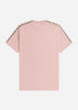 Fred Perry T-shirts  Contrast tape ringer t-shirt - dusty rs pink black 