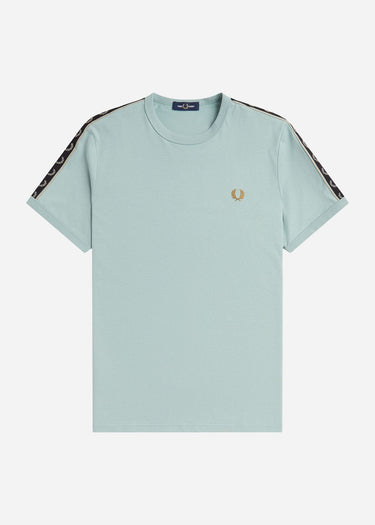 Fred Perry T-shirts  Contrast tape ringer t-shirt - slvblu warmgrey 