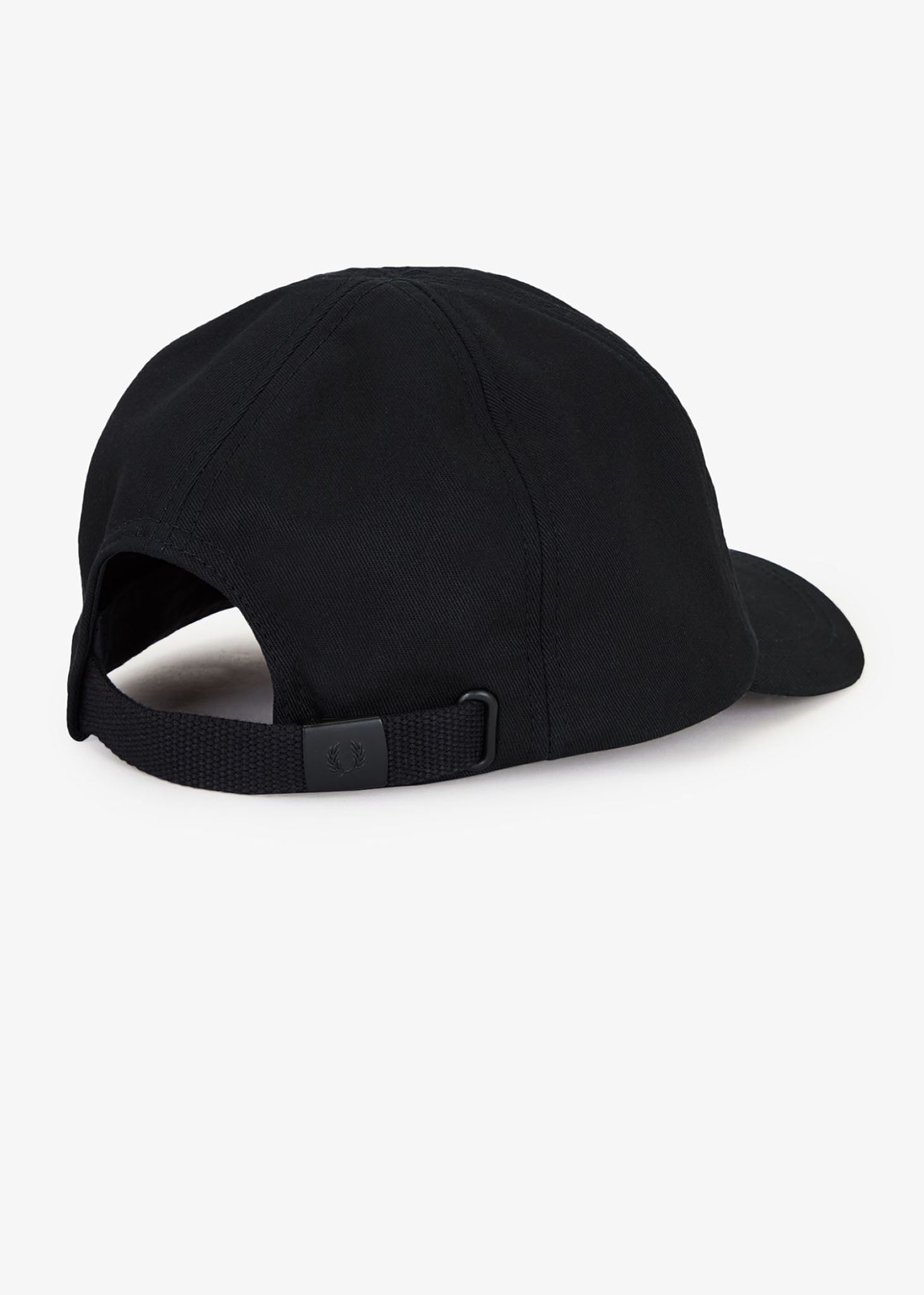 Fred Perry Petten  Graphic branded twill cap - black warm grey 