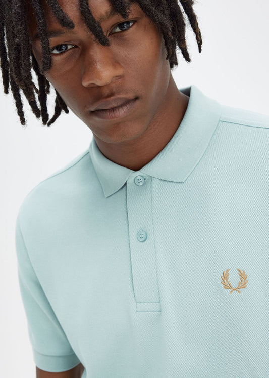 Fred Perry Polo's  Plain fred perry shirt - slvrblue dkcaram 