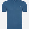 Fred Perry Polo's  Plain fred perry shirt - mdnghtbl lghice 