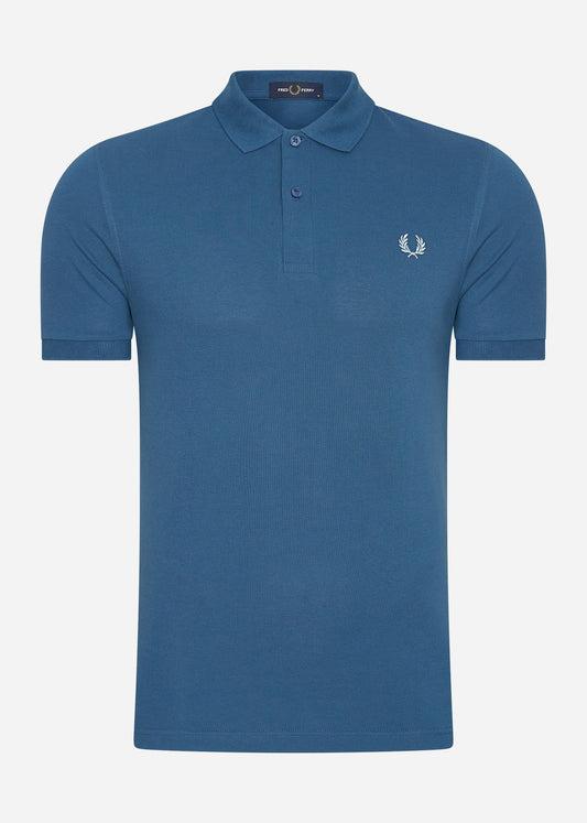 Fred Perry Polo's  Plain fred perry shirt - mdnghtbl lghice 