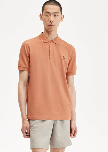 Fred Perry Polo's  Plain fred perry shirt - lightrust ngreen 