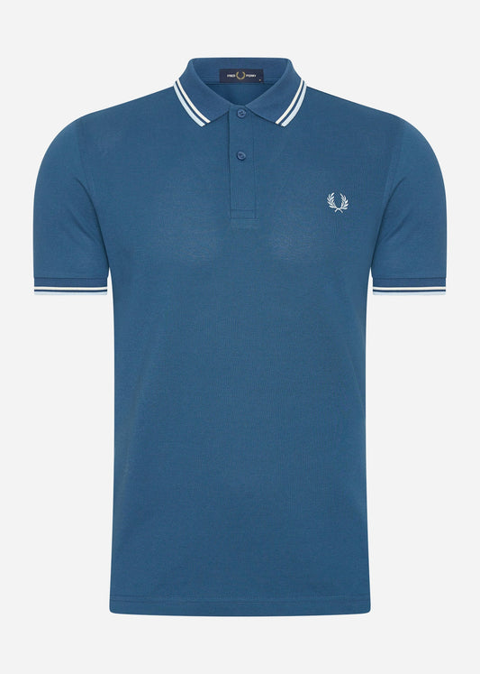 Fred Perry Polo's  Twin tipped fred perry shirt - mdngtbl ecr lice 