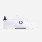 Fred Perry Schoenen  B722 leather - white navy 