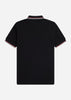 Fred Perry Polo's  Twin tipped fred perry shirt - black crlhet slvbl 