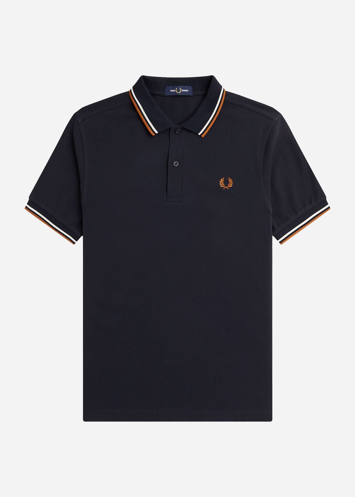 Fred Perry Polo's  Twin tipped fred perry shirt - navy ecru ntflak 