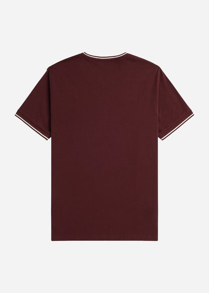 Fred Perry T-shirts  Twin tipped t-shirt - oxblood 