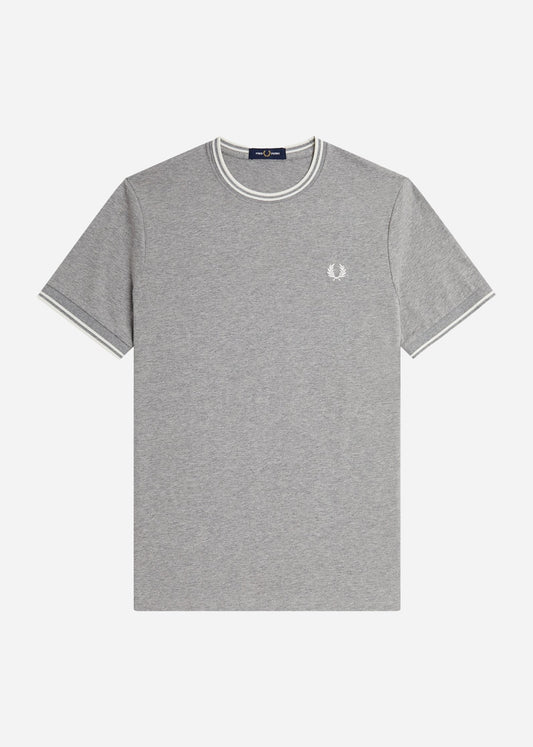 Fred Perry T-shirts  Twin tipped t-shirt - steel marl 