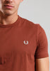 Ringer t-shirt - whisky brown