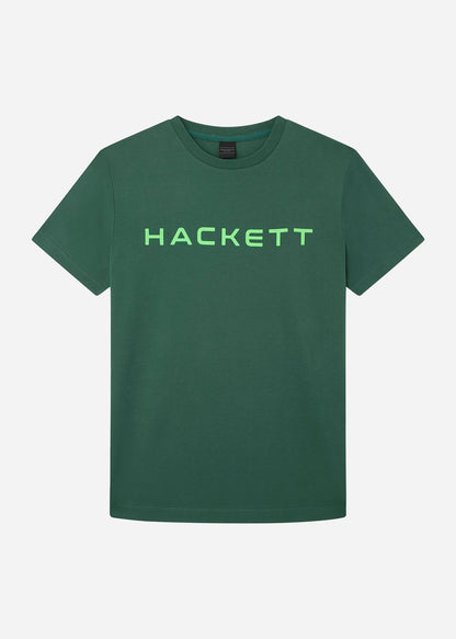 Hackett London T-shirts  Essential tee - green grey 