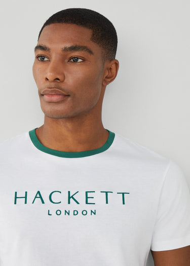Hackett London T-shirts  Heritage classic tee - white 
