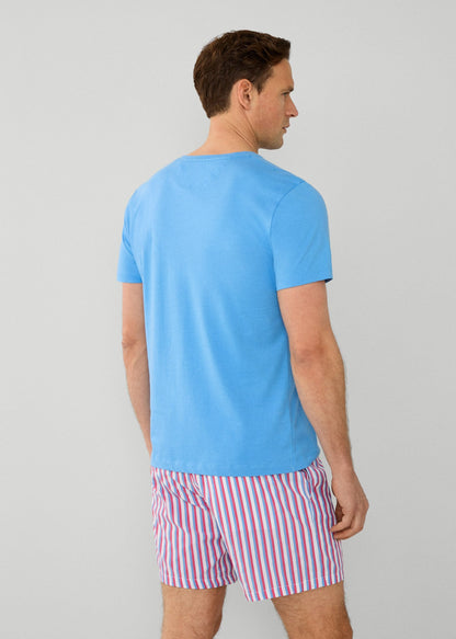 Hackett London T-shirts  Swim trim logo tee - marina 