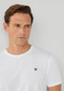 Hackett London T-shirts  Swim trim logo tee - white 