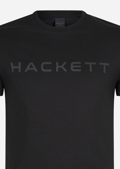 Hackett London T-shirts  Essential tee - blk grey 