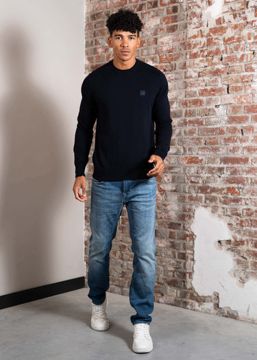 Hugo Boss Truien Kanovano sweater - dark blue
