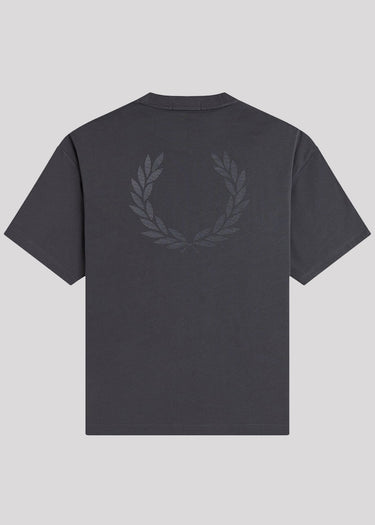Fred Perry T-shirts Back print laurel wreath t-shirt - anchor grey