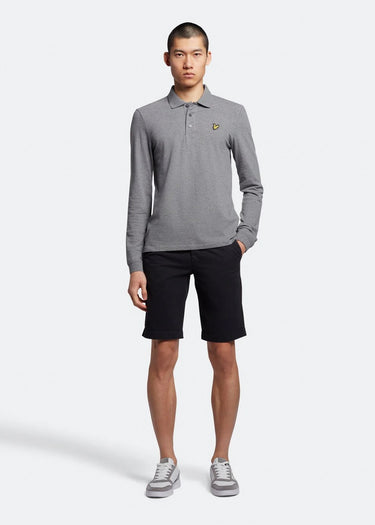 Lyle Scott Korte Broeken Chino short - jet black