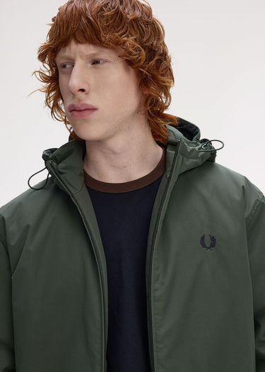 Fred Perry Jassen Hooded brentham jacket - court green