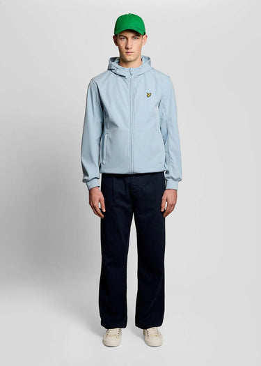 Lyle Scott Jassen Mesh back softshell jacket - opal blue