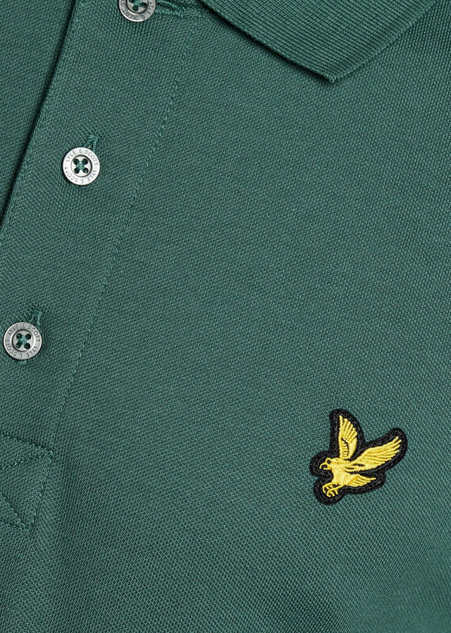 Lyle & Scott Polo's Plain poloshirt - everglade