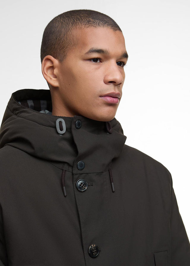 Barbour Jassen Winter beaufort waterproof parka - black oak