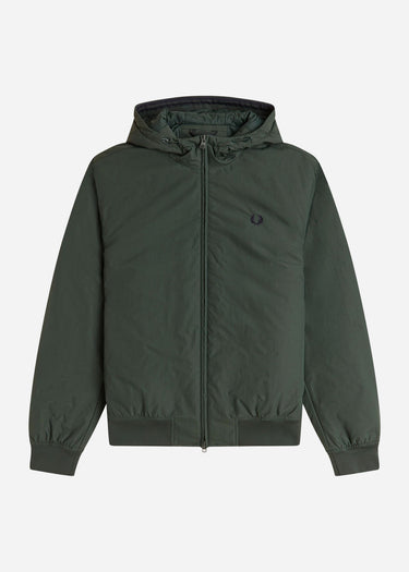 Fred Perry Jassen Hooded brentham jacket - court green
