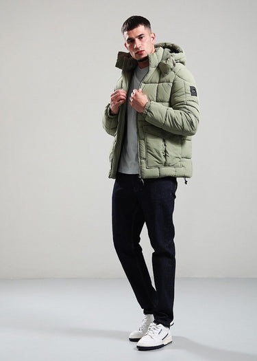 Marshall Artist Jassen Yukon bubble jacket - clay